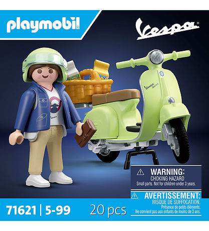 Playmobil Vespa - 1969 Vespa 150 Grün - 71621 - 20 Teile