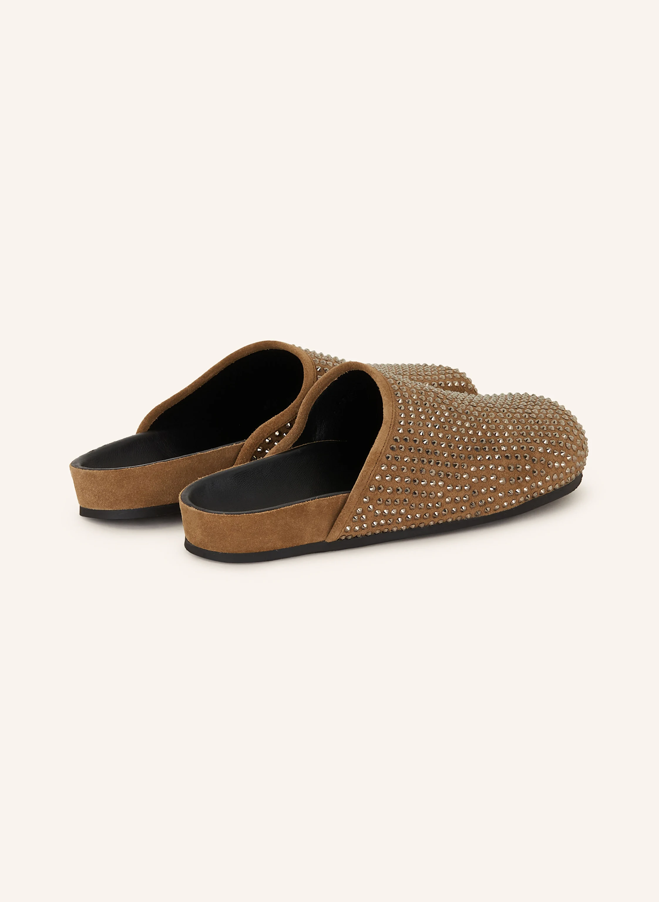 SANDRO Mules mit Schmucksteinen
