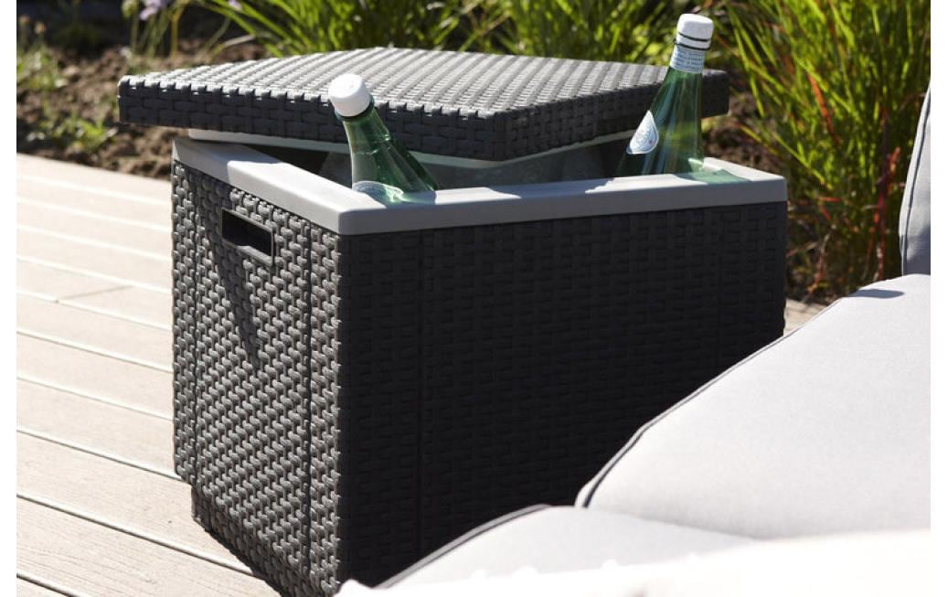 Lounge Tisch Ice Cube, Graphite, 40L, 42 x 42 x 41 cmGartentisch