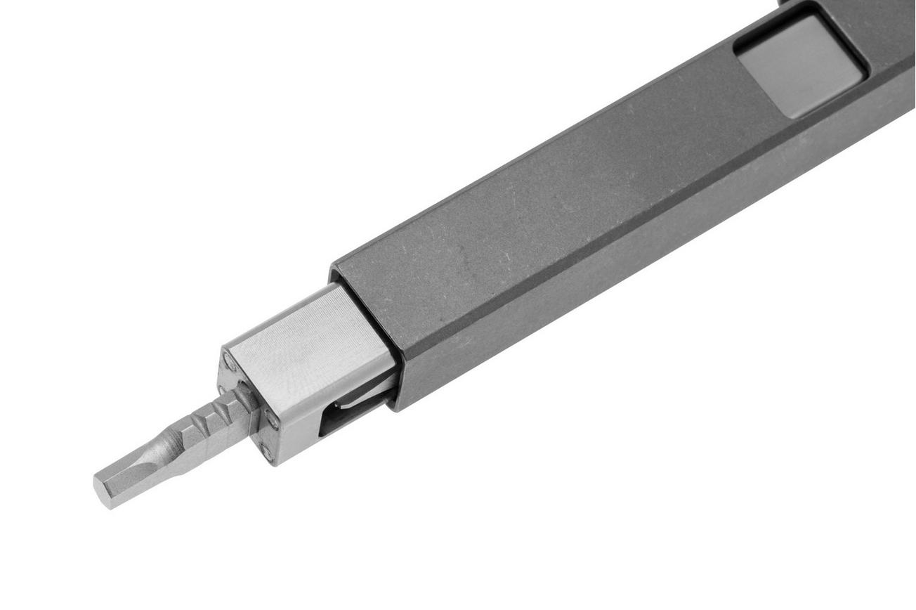 Big Idea Design Bit Bar Inline Max BB-IL-MAX Titanium, bit-driver met bitjes