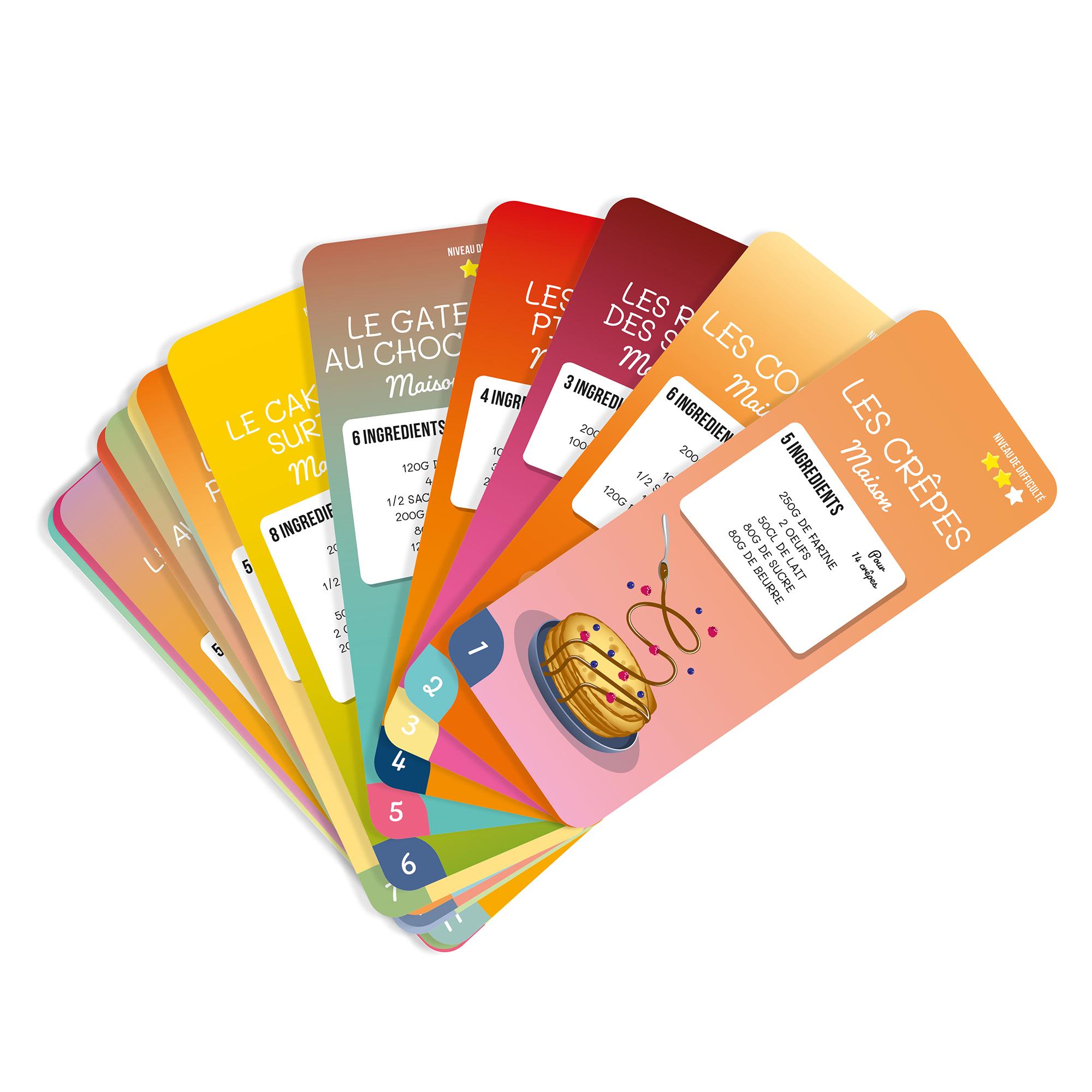 CARTES EDUCATIVES RECETTES DU CUISINIER