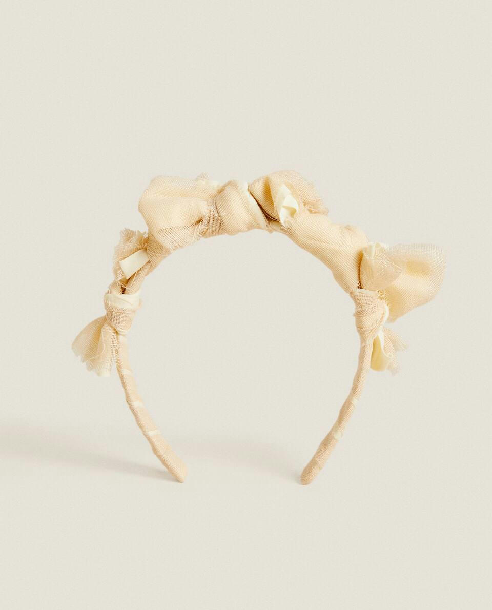 Tiara infantil de múmia para o Halloween