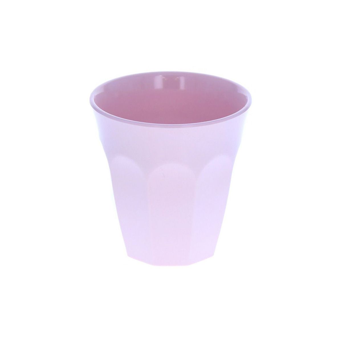 Grand verre en mélamine rose