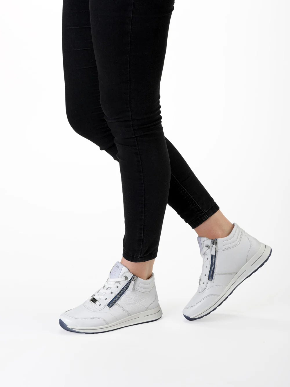 Stiefelette Osaka weiß