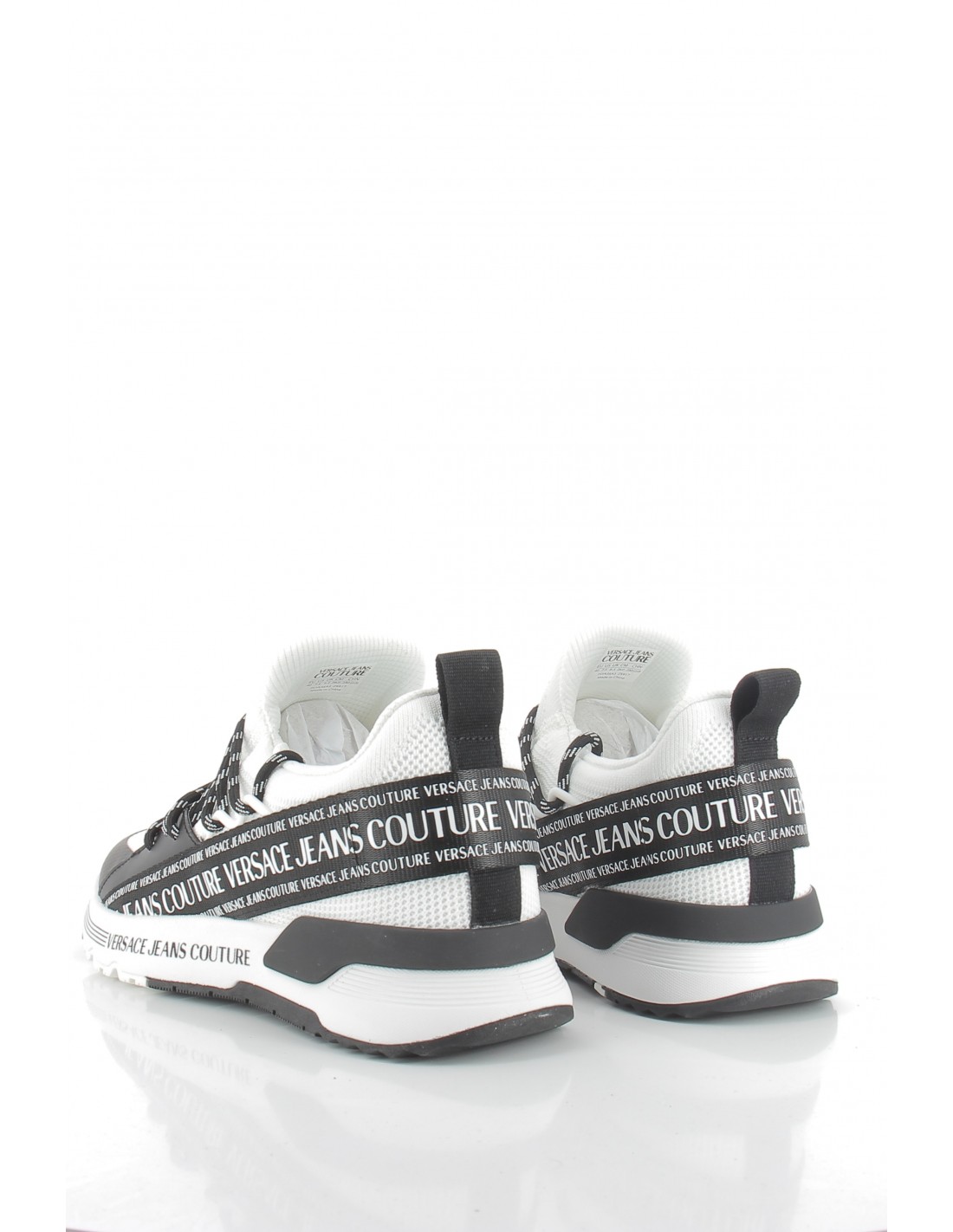 versace Sneakers Homme dynamic Noir/Blanc
