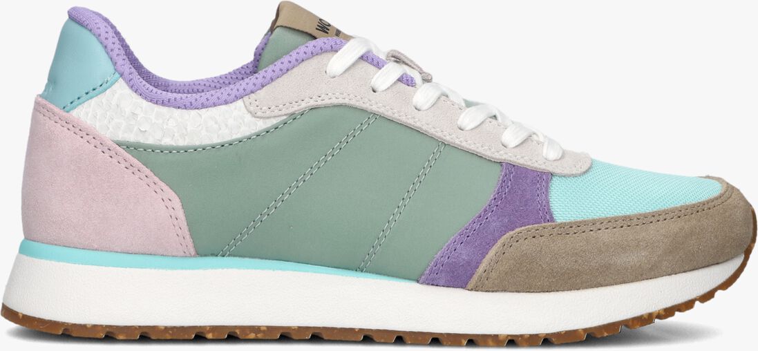 WODEN blauwe woden lage sneakers ronja