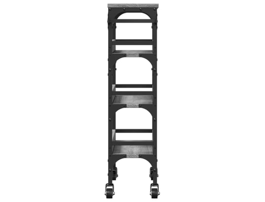 VIDAXL - Chariot de cuisine sonoma gris 53x20x76 cm bois d'ingénierie