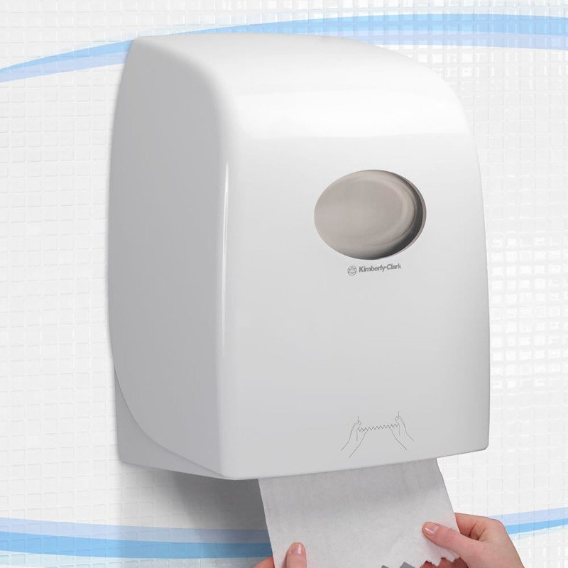 Distributeur manuel d'essuie-mains rouleaux Kimberly Clark