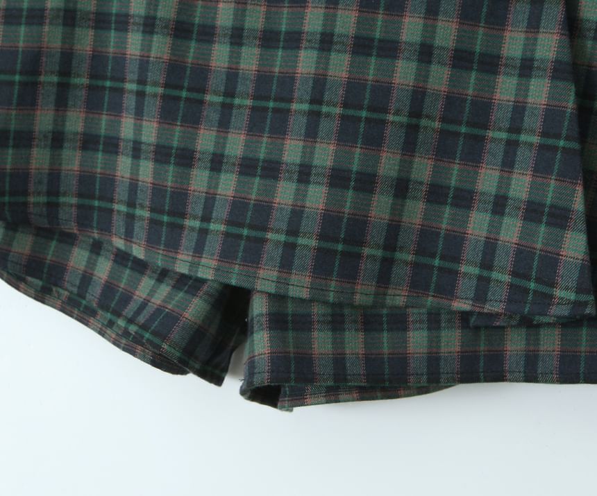 Floto - Geruite minirok met lage taille