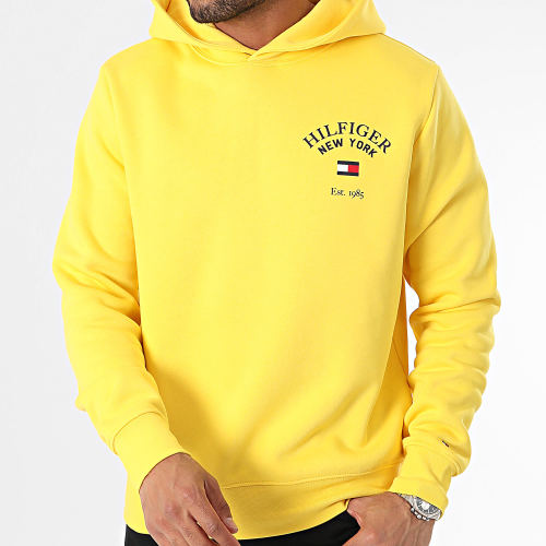 Sweat Capuche Arched Varsity 3641 Jaune