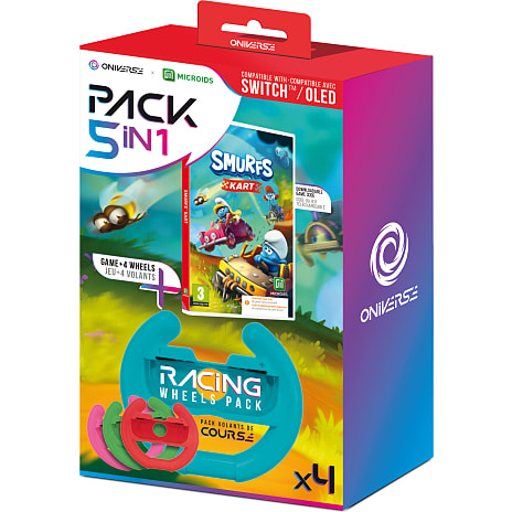 Oniverse Smurf Kart Racing Wheels 5 in 1