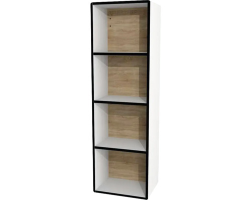 Open wandkast Devo Sonus 2.0 BxHxD 38x124.5x28 cm arctic white hoogglans