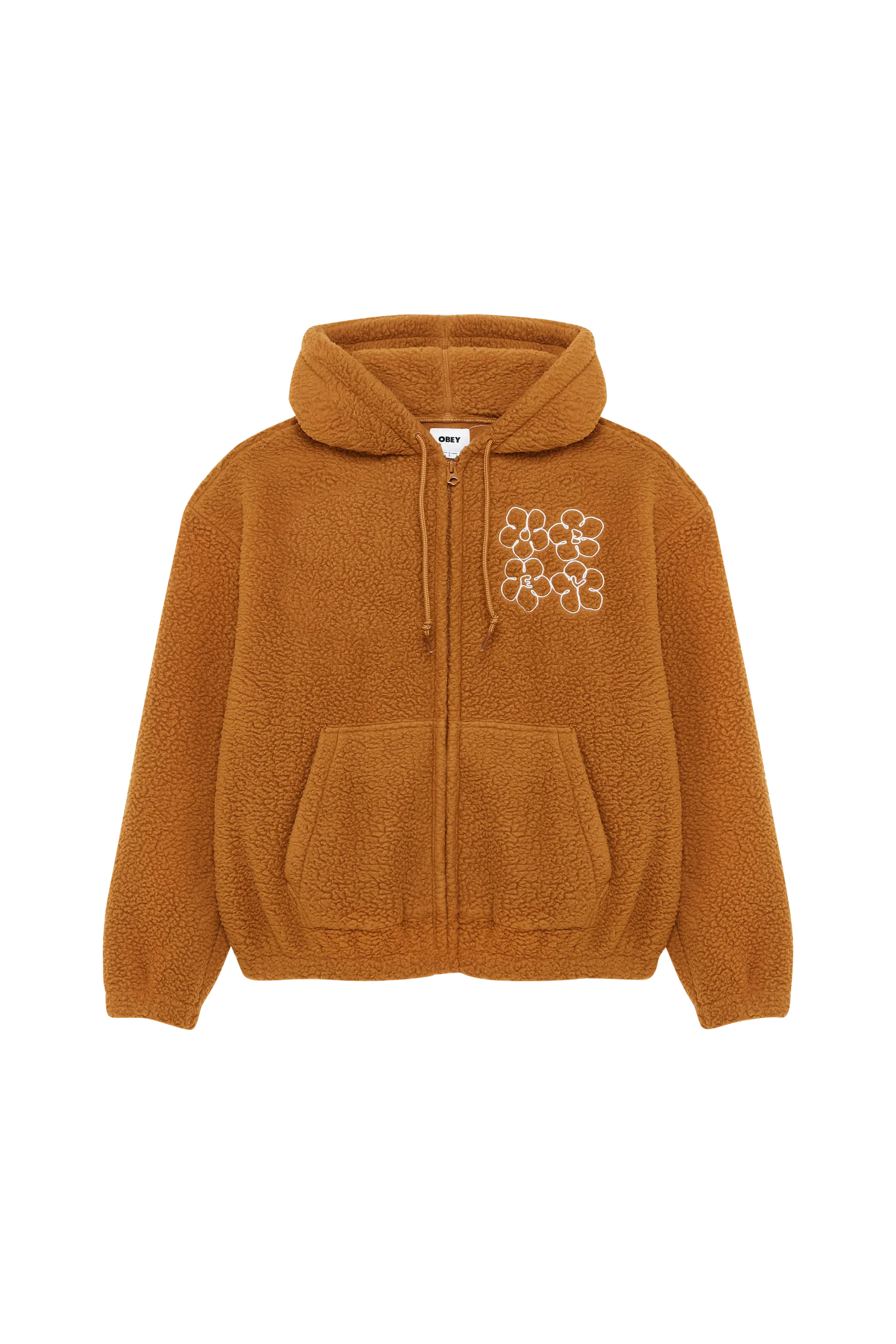 OBEY Hoodie  OBEY CHANCE Marron