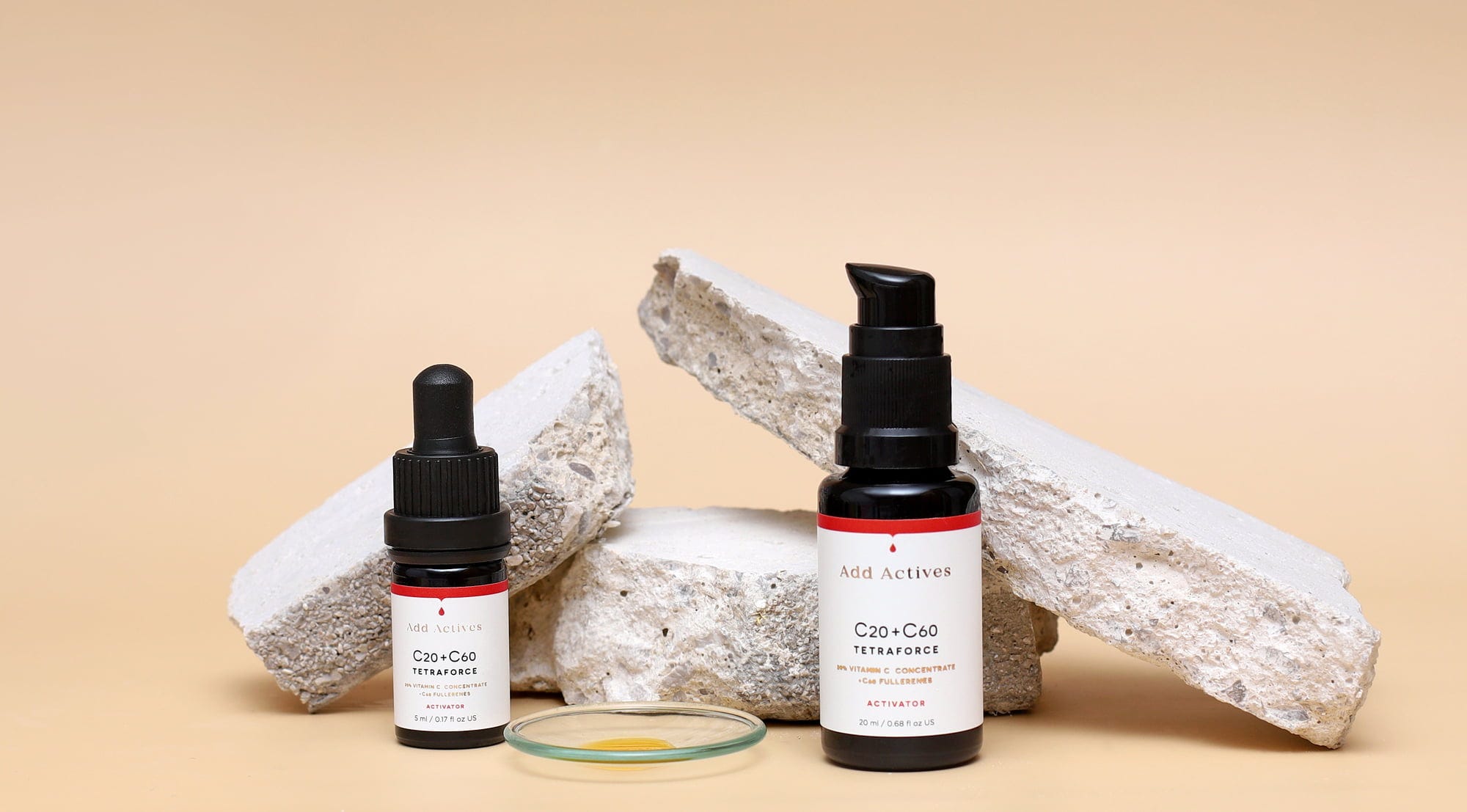 Add Actives  C20 + C60 Tetraforce Activator, 20 ml