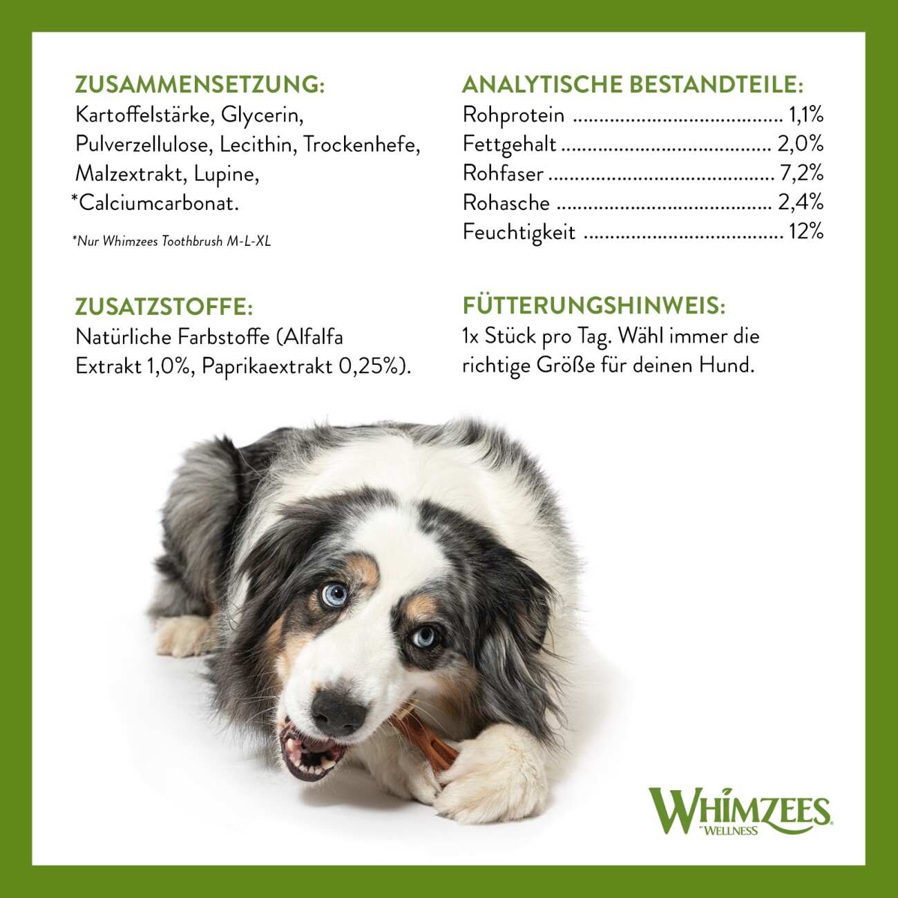 WHIMZEES Zahnpflegesnacks Zahnbürste M