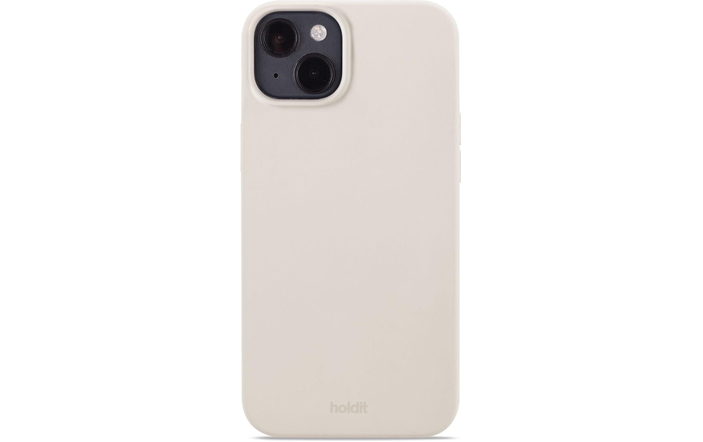Back Cover Silicone iPhone 15 Plus BeigeModerne Handyhülle aus ultradünnem und griffigem Silikon für das Apple iPhone 15 Plus