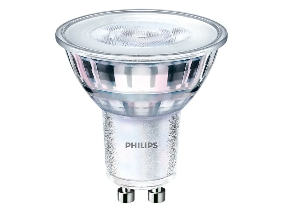 Philips LED Classic - LED-spot lyspære - GU10 - 4.9 W (tilsvarende 65 W) - klasse E - hvidt lys - 3000 K