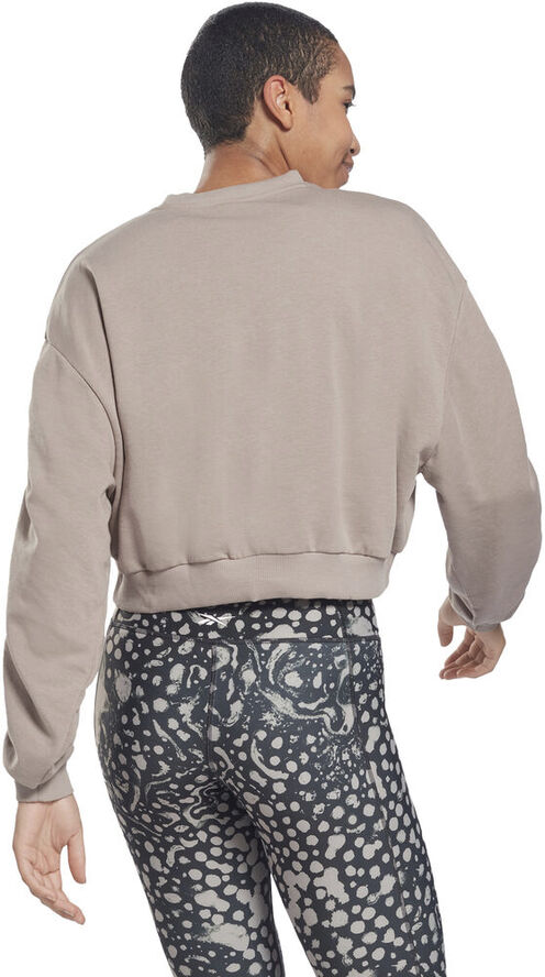 Reebok Studio Knit Fashion Cover-Up sweatshirt Brun