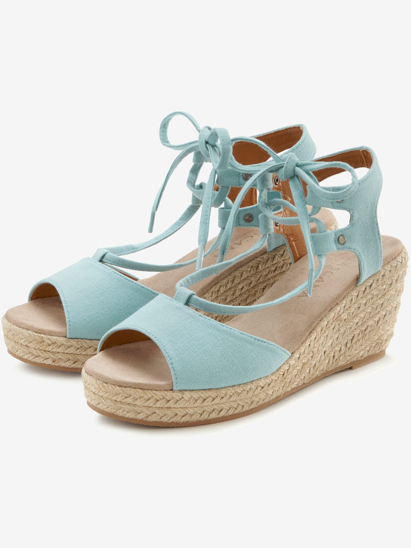 Sandales compensées talon confortable