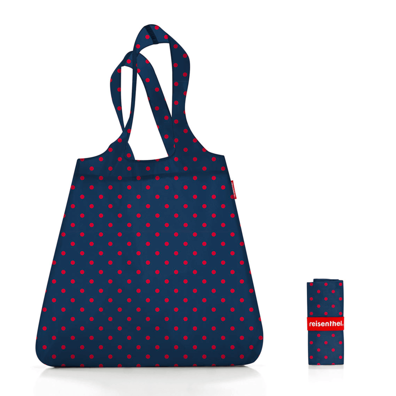 Sac shopping Mini Maxi Shopper 63 cm Mixed Dots Red