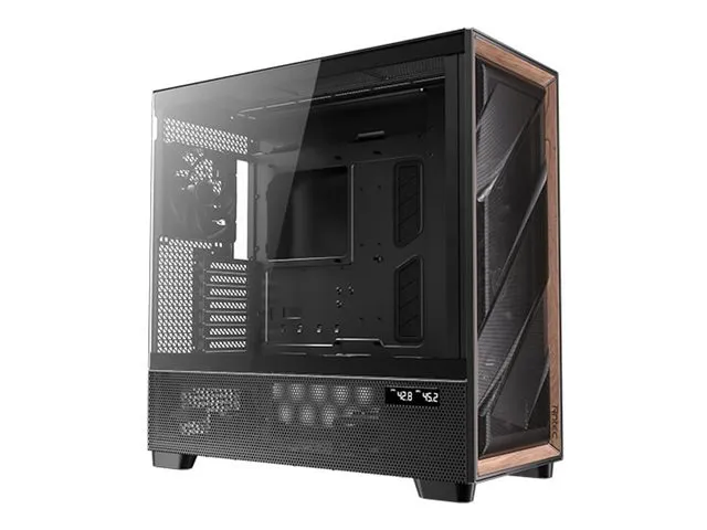 Antec Flux Pro - FT - udvidet ATX - sidepanel med vindue (hærdet glas) - ingen strømforsyning - USB/Lyd