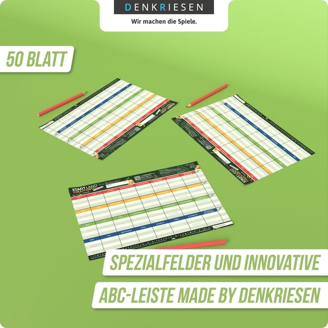 Stadt Land® Vollpfosten - School Edition