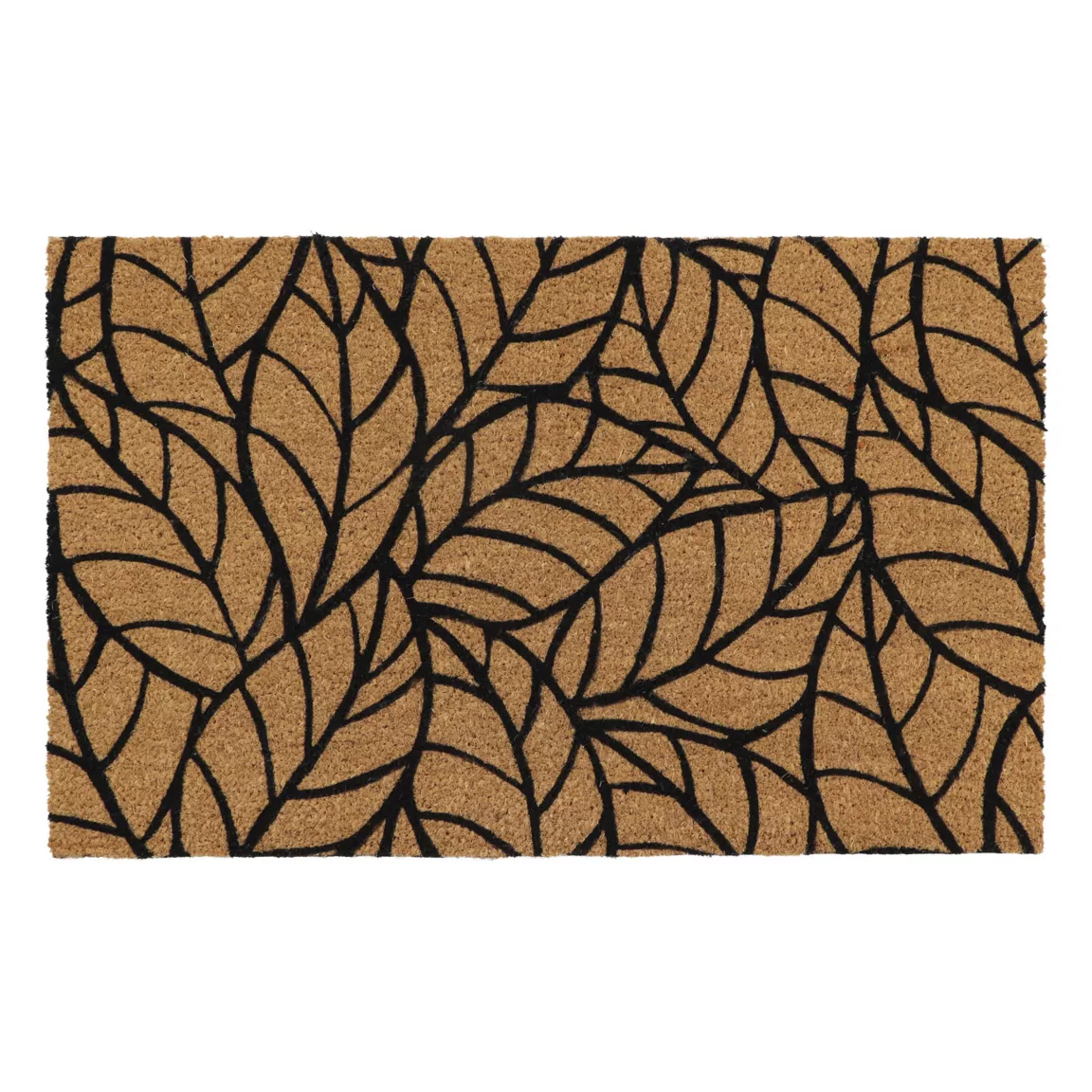 Paillasson Coco (45 x 75 cm) Jungle Noir