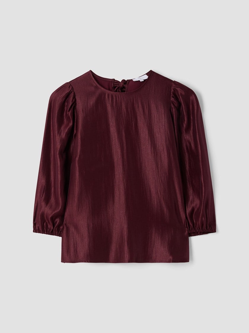 Charlene bluse Burgundy