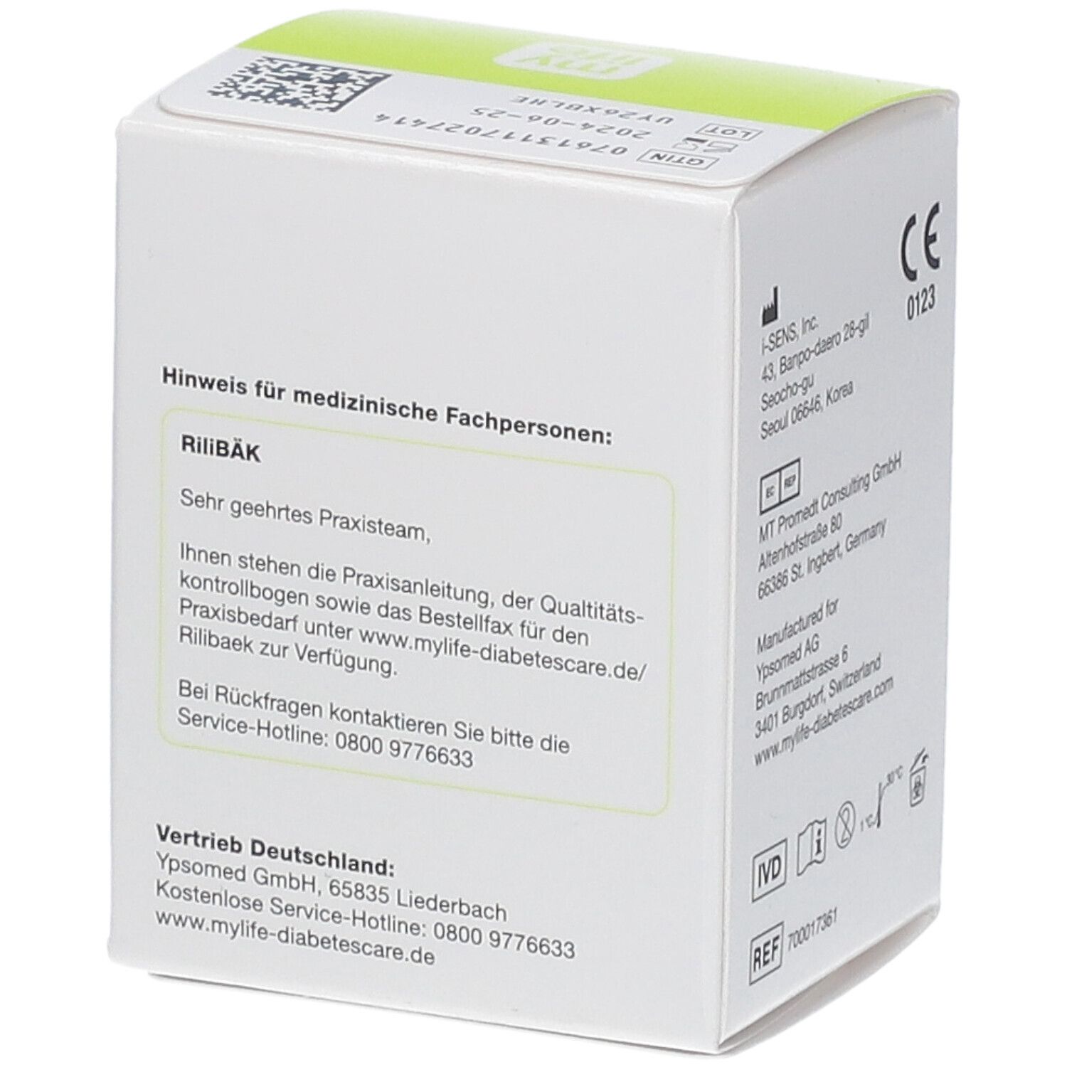 MYLIFE Aveo Blutzucker Teststreifen