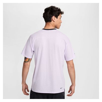 Maillot manches courtes Nike Trail Solar Chase Mauve Homme