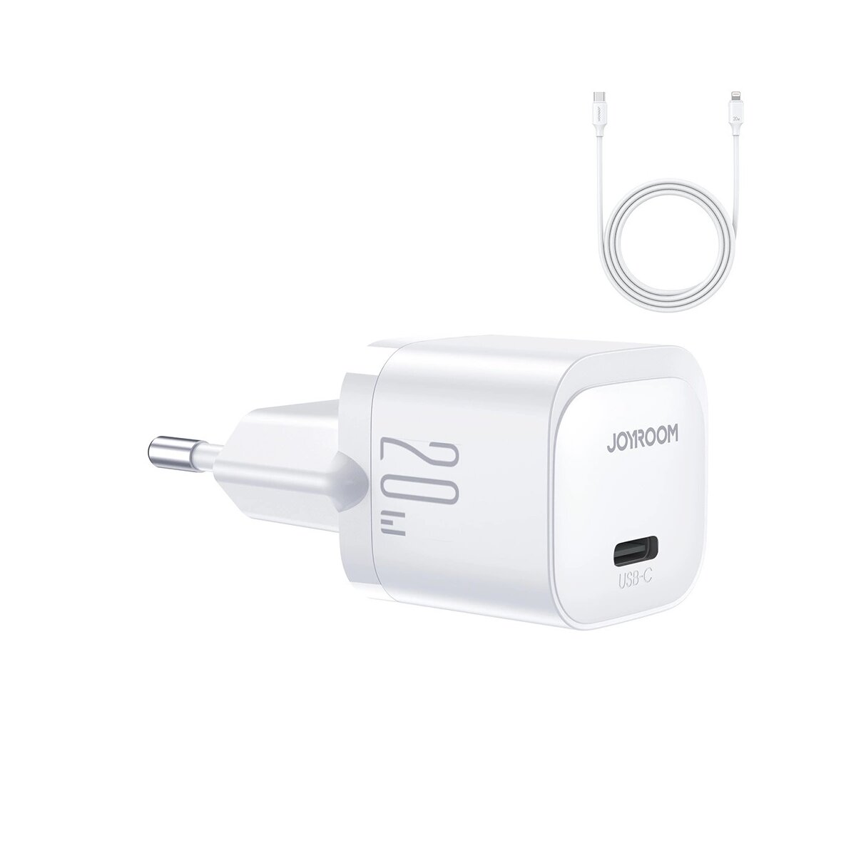 USB C 20W PD Mini-Ladegerät mit USB-C-Kabel