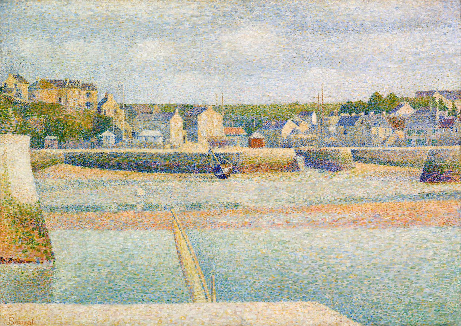 Der Außenhafen von Georges Seurat