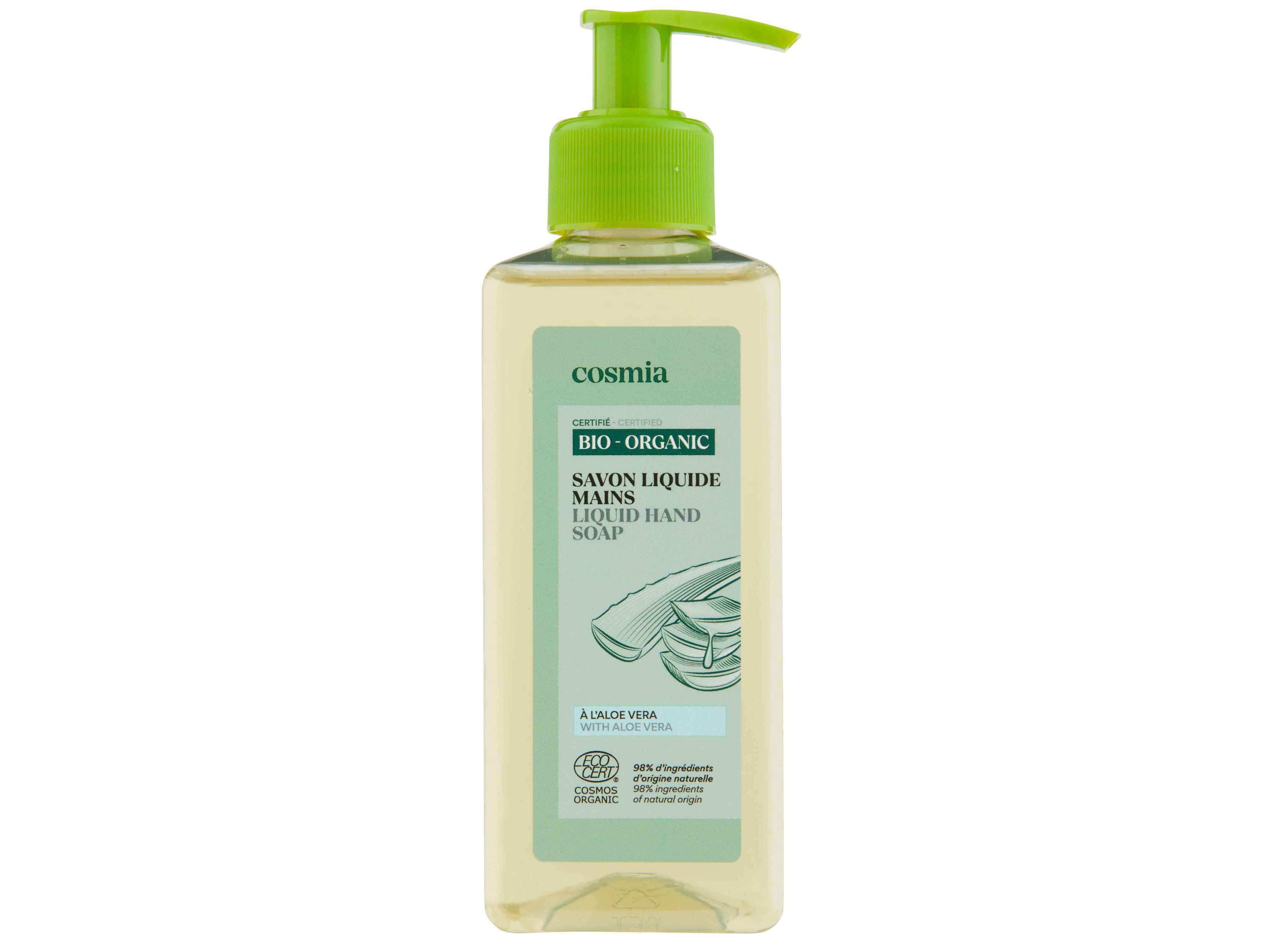 SABONETE LÍQUIDO COSMIA BIO ALOÉ VERA 300ML