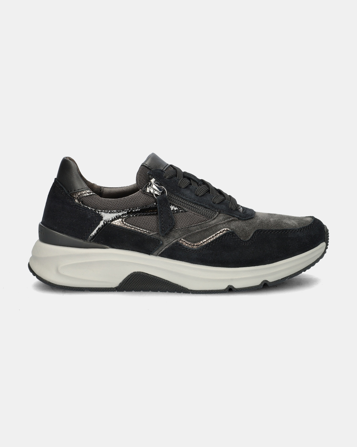 Gabor Rolling Soft Lage sneakers  - zwart