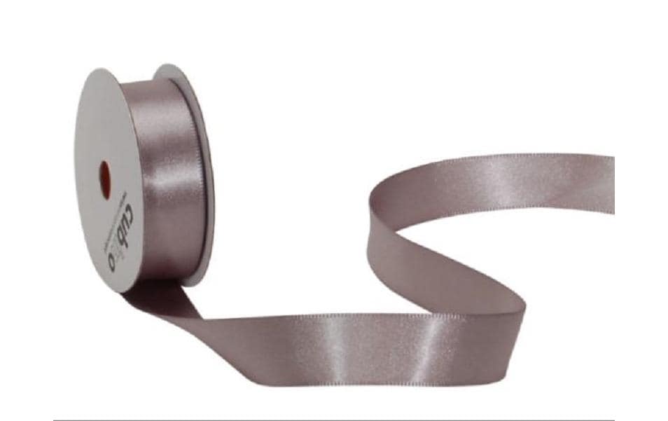 Satinband 16 mm x 5 m, SilberGeschenkband aus Textil