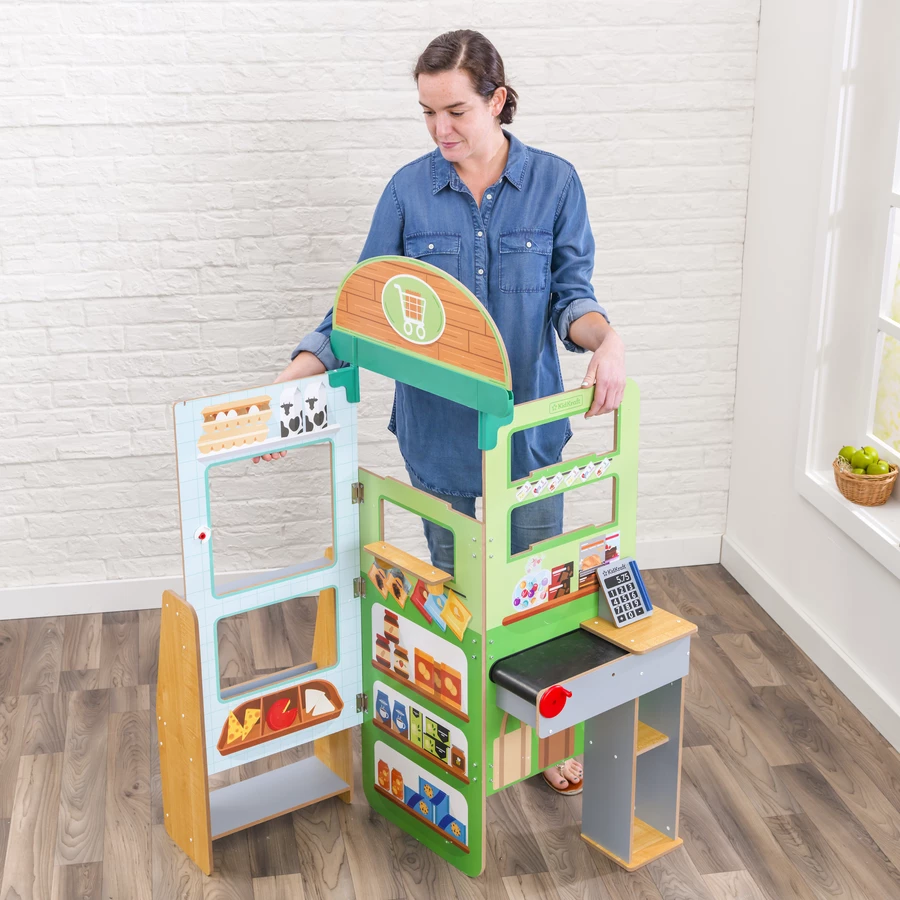 KidKraft® Lebensmittelladen Let's Pretend™ zum Aufklappen