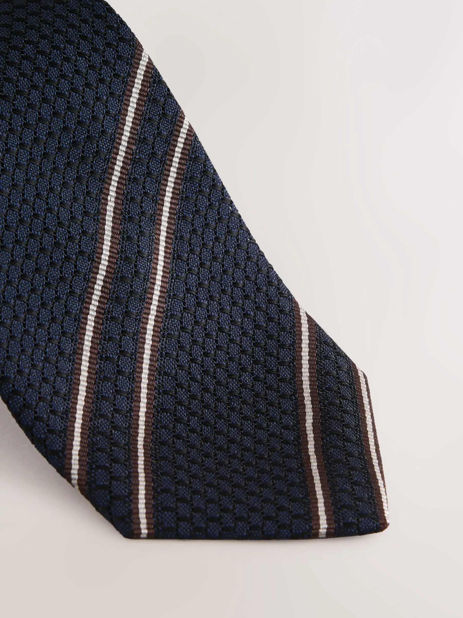 Marineblauw - Signature zijden das