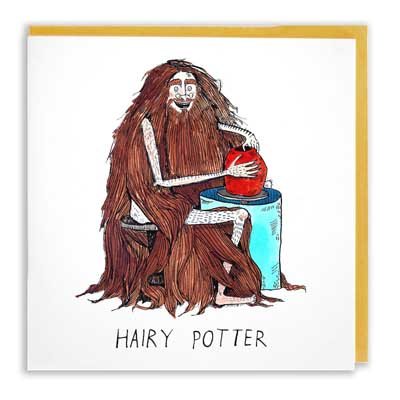 Hairy Potter Card