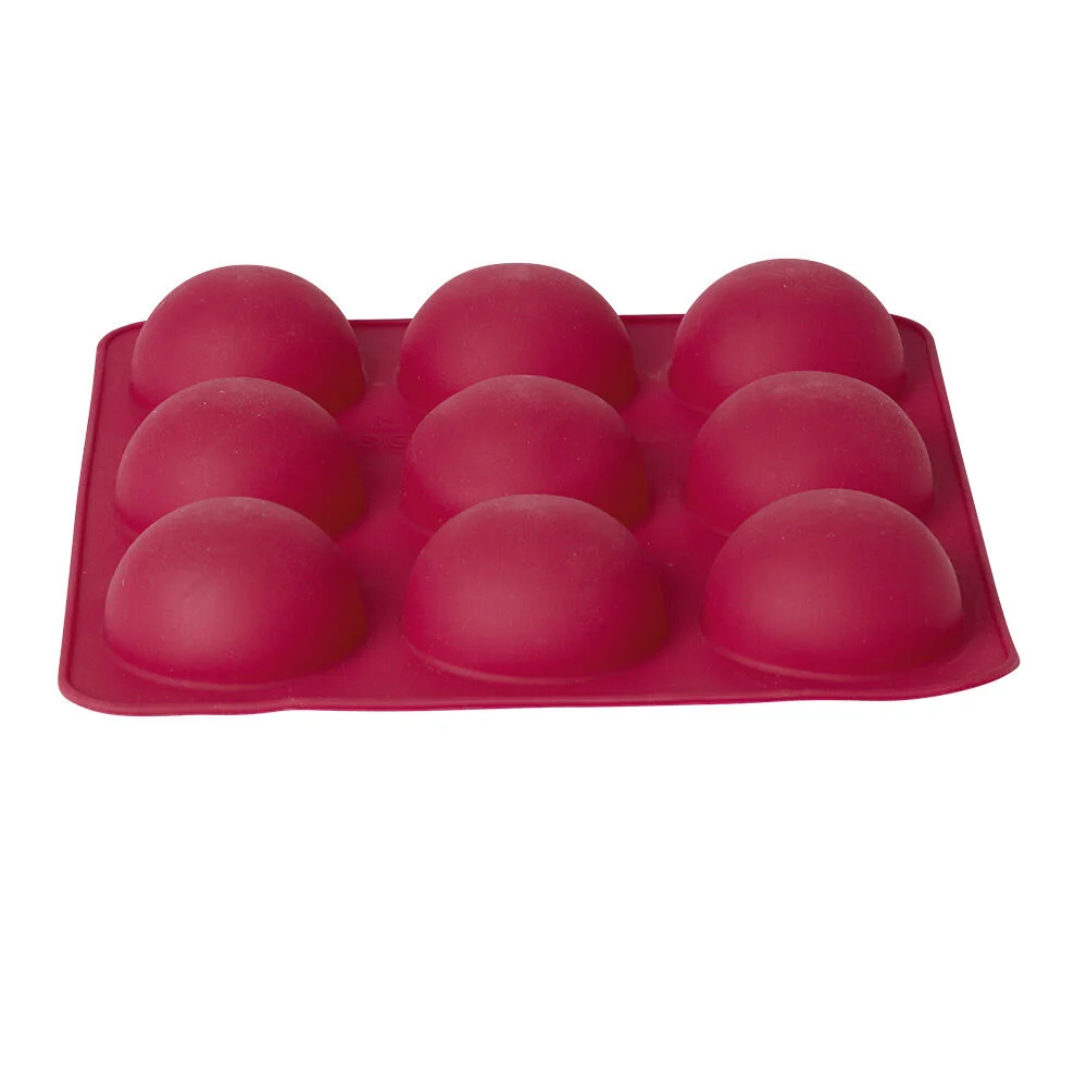 Moule silicone rose 9 dômes