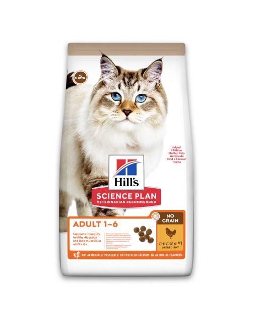 Hill's Feline Adult No Grain Kip - Kattenvoer