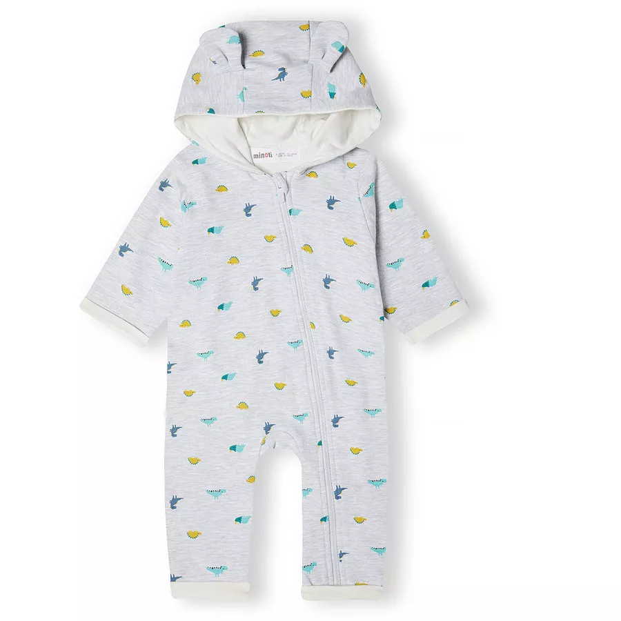 MINOTI Schneeoverall Grau Meliert