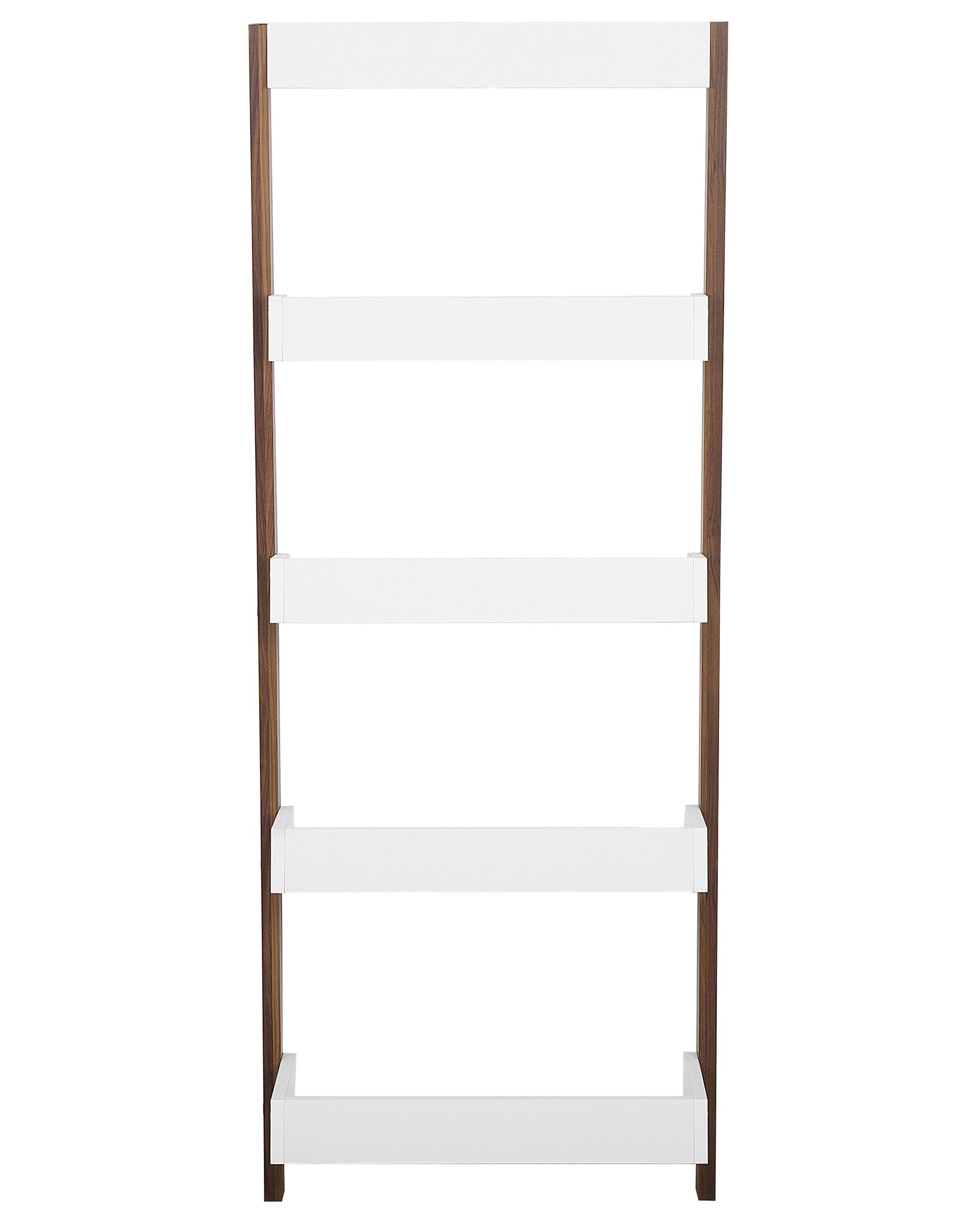 Opbergkast met 5 planken MOBILE TRIO 164 cm Bruin/wit