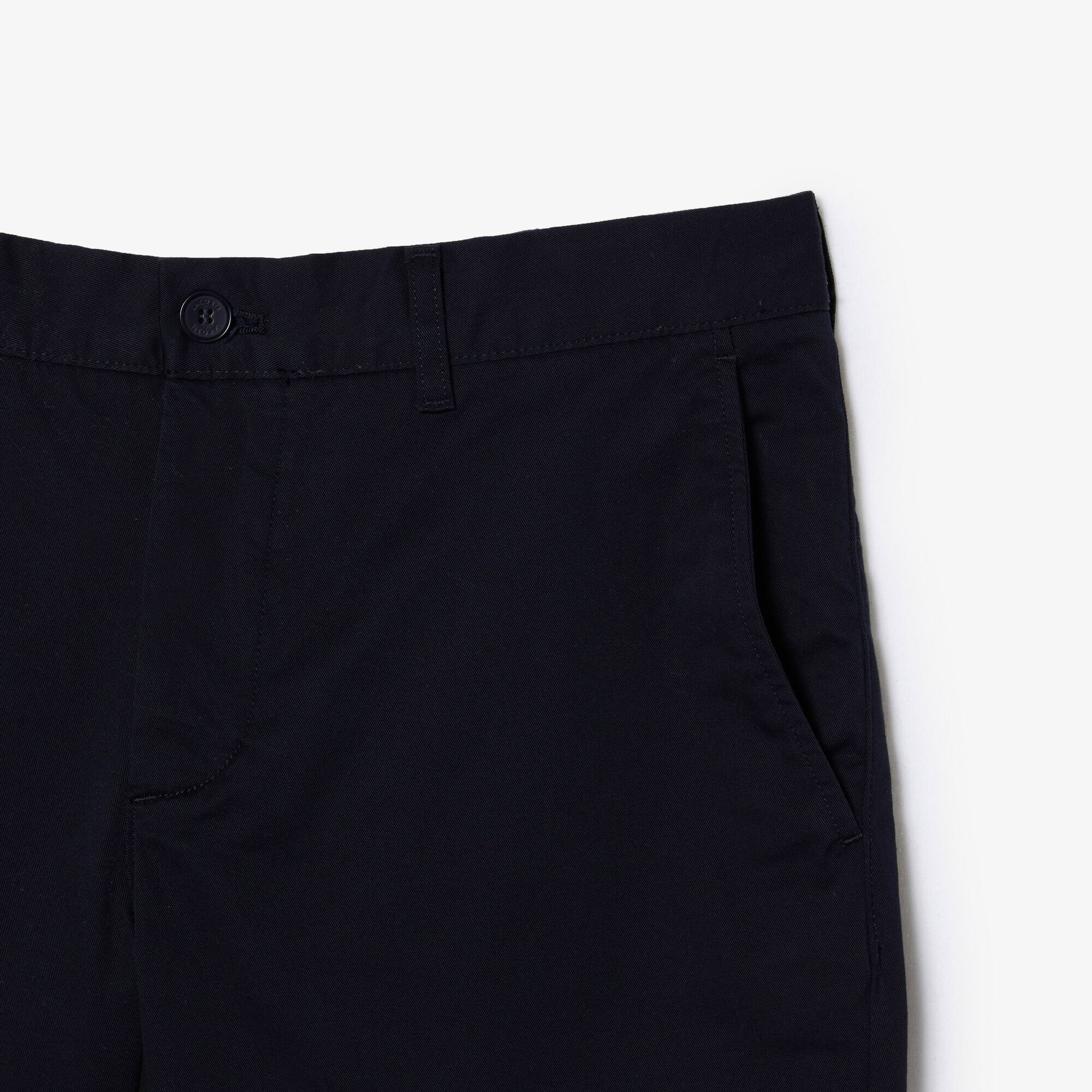 Slim Fit Stretch Baumwollbermuda Bermudas - Blau - Lacoste - Herren