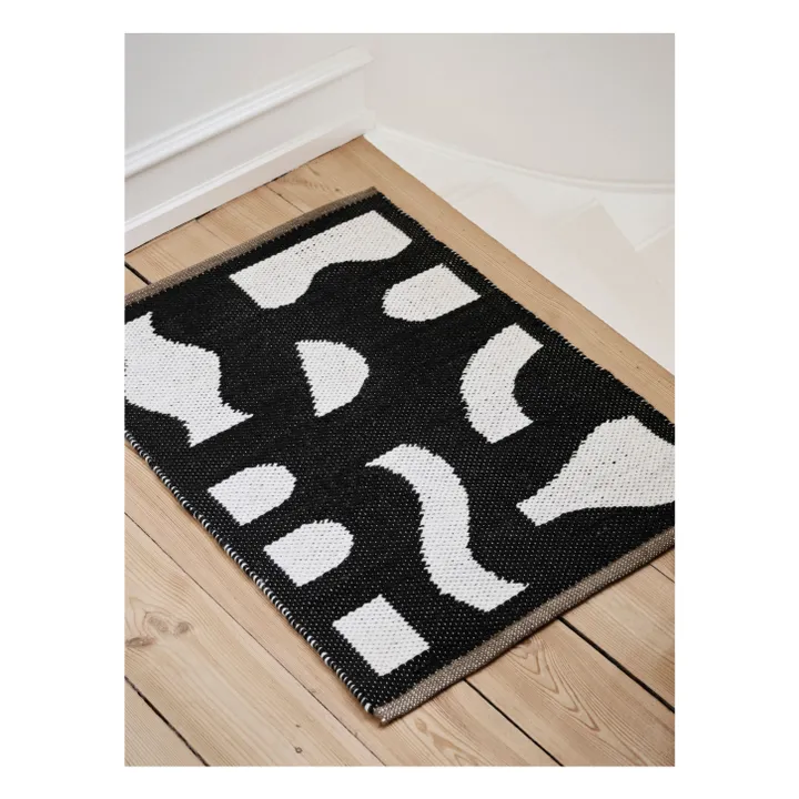 Broste Copenhagen Paillasson en PET Ceres | Noir