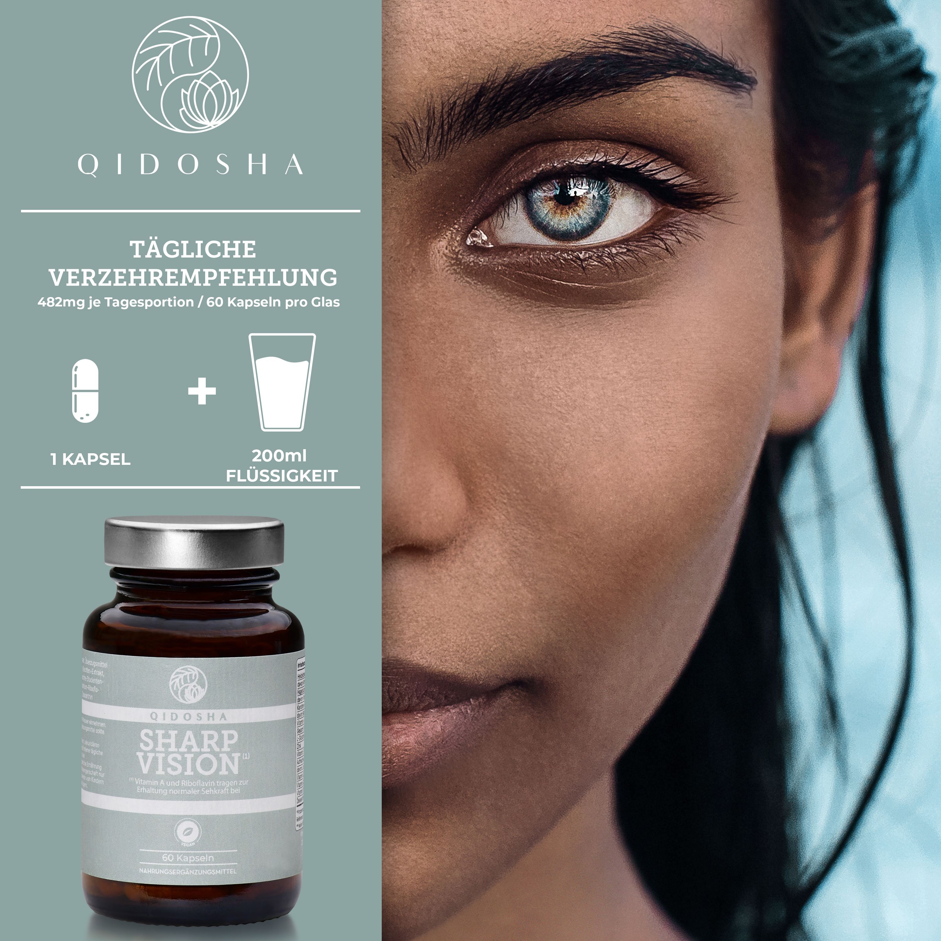 QIDOSHA SHARP VISION Augen-Komplex