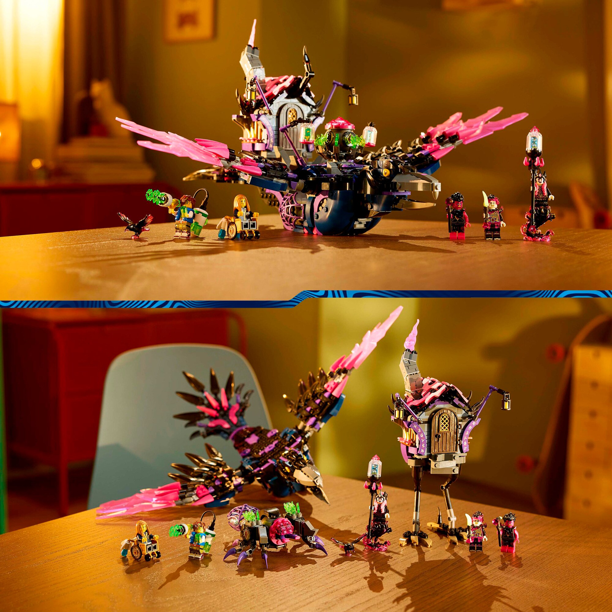 LEGO Konstruktionsspielzeug DREAMZzz Der Mitternachtsrabe der Nimmerhexe