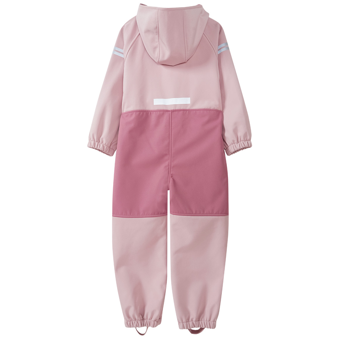 Topolino Mädchen Softshelloverall mit Kapuze rosa / altrosa