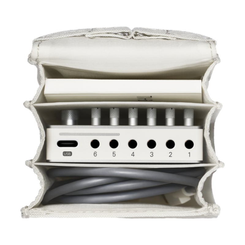 Teenage Engineering Field Accordion Bag White voor TX-6