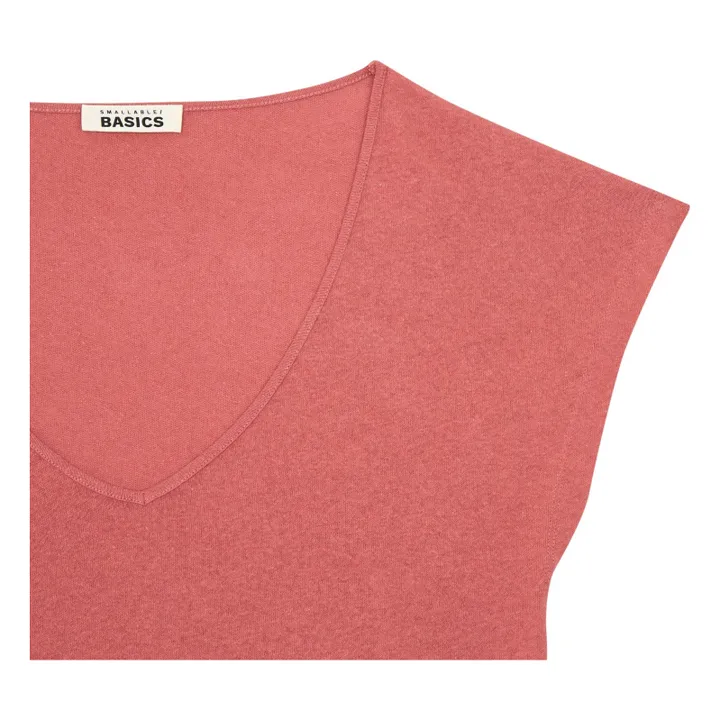 SMALLABLE BASICS T Shirt Femme Manche Courte  | Terracotta