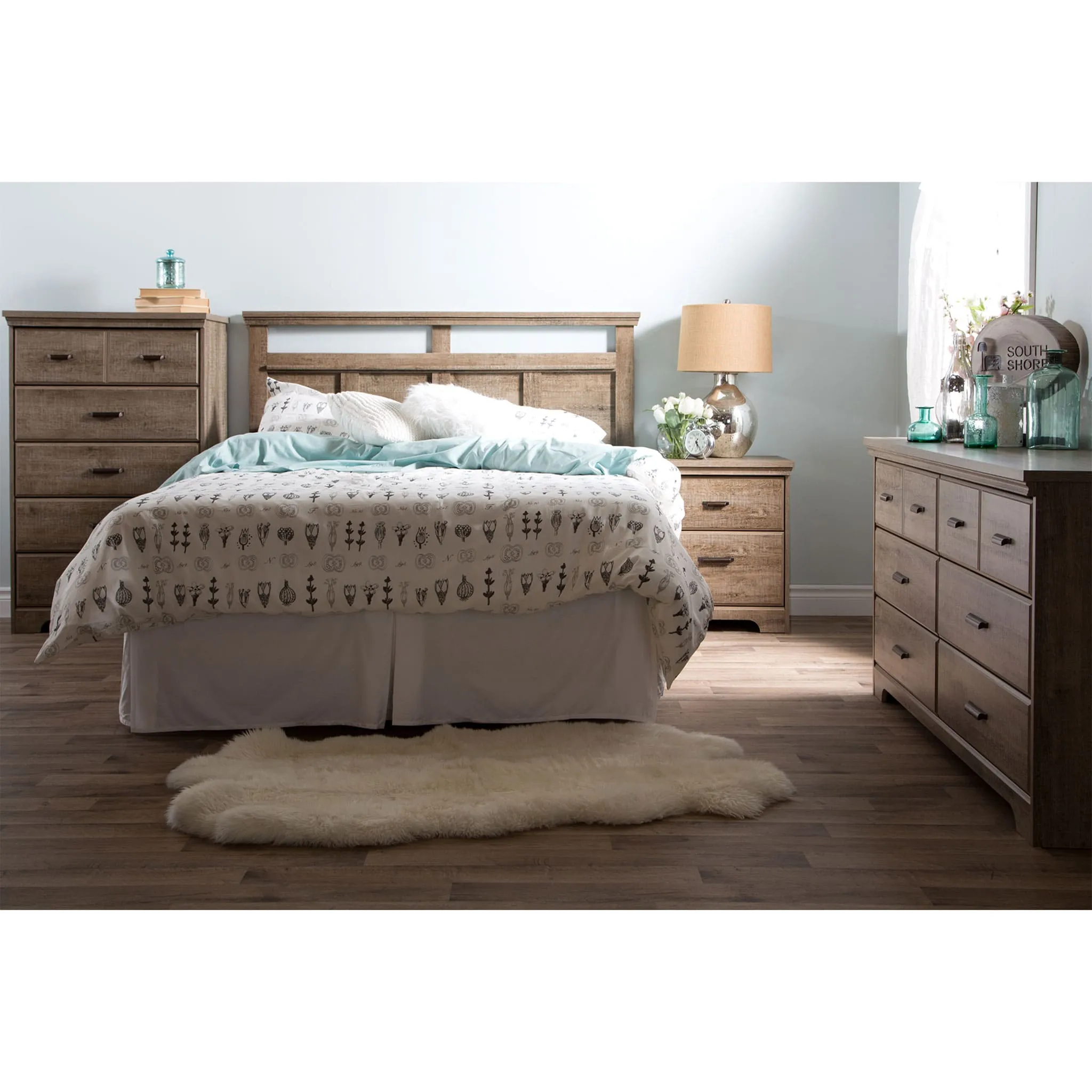 South Shore Commode 5 Tiroirs - Versa Chêne Vieilli